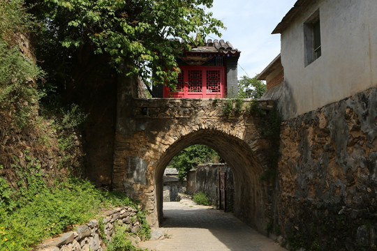 京西古村落水峪村