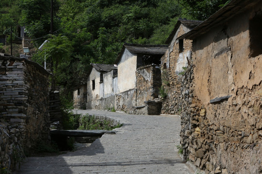 京西古村落水峪村