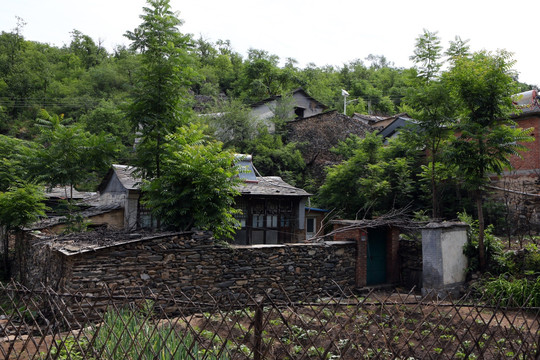 京西古村落水峪村