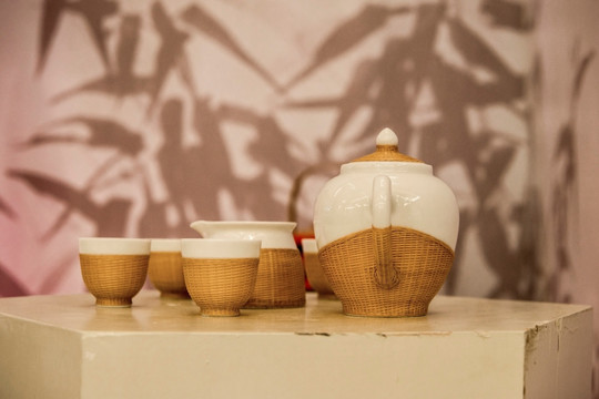 竹编茶具