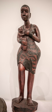 非洲黑木雕