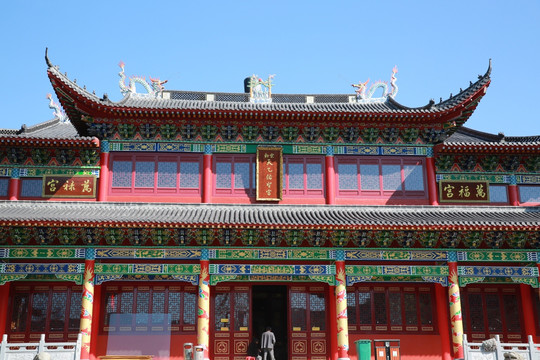 武宁太平山寺庙风景