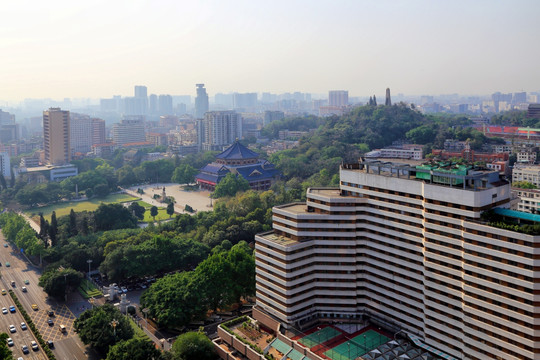 广州东风路城市风光