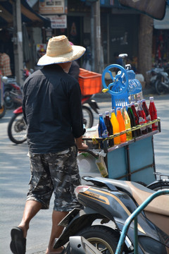 曼谷街头小贩