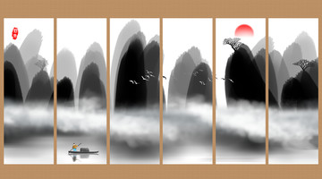 水墨画