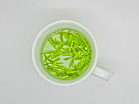安吉白茶 高清大图 茶叶 绿茶