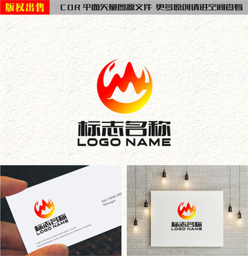 字母YWMH飞鸟凤凰logo