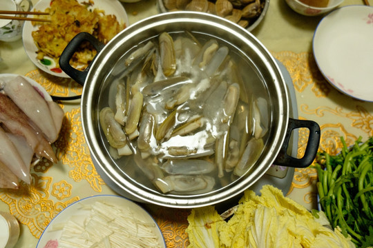 海鲜火锅