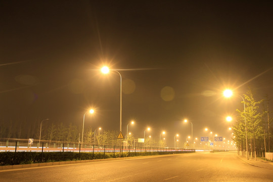 城市公路夜景