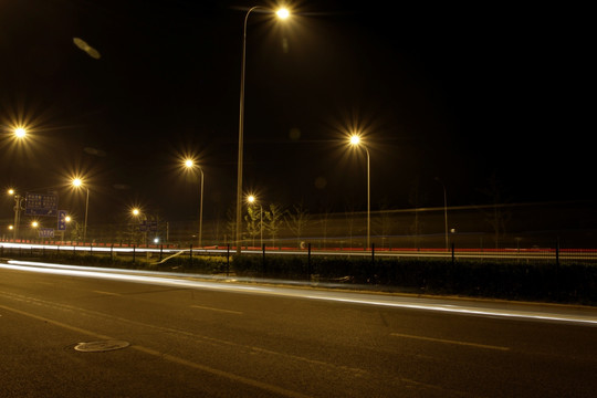 城市公路夜景