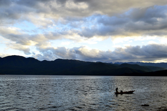 泸沽湖风光