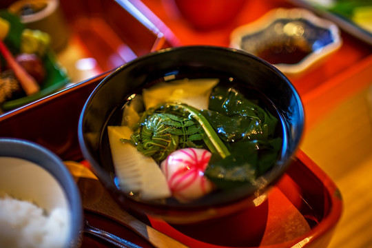 日本高野山精进料理日式料理