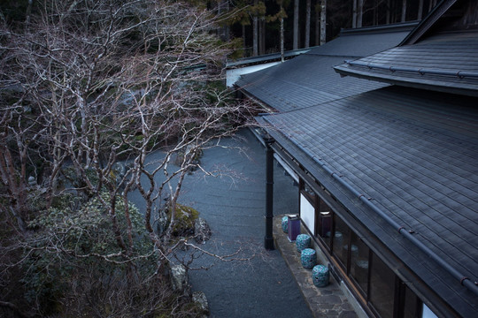 日本高野山莲华定院宿坊庭院