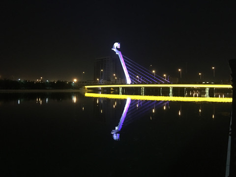 敕勒川大桥夜景