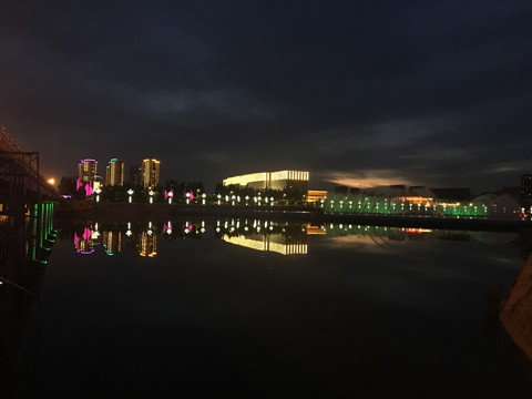 呼和浩特城市夜景