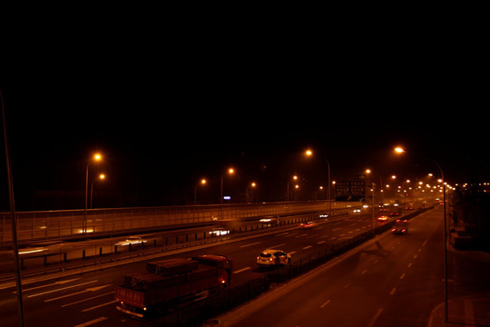 城市公路夜景