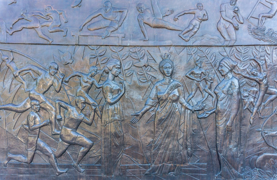 古罗马奥运会浮雕
