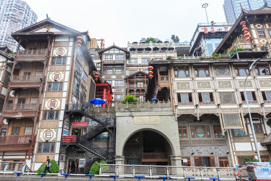 重庆老建筑 重庆洪崖洞