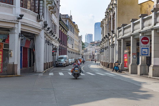 孙文西路商业步行街南洋骑楼建筑
