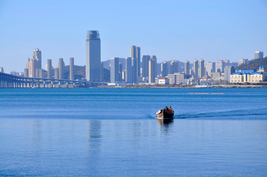 大连星海湾海滨