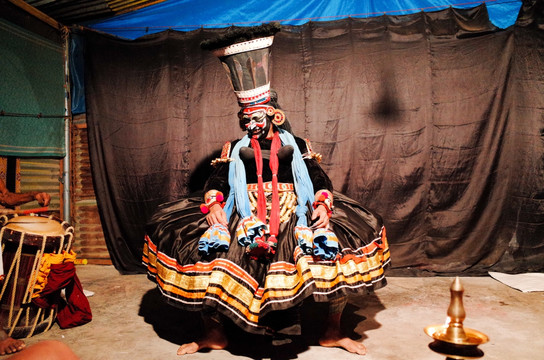 印度南部土著舞蹈 卡塔卡利戏剧