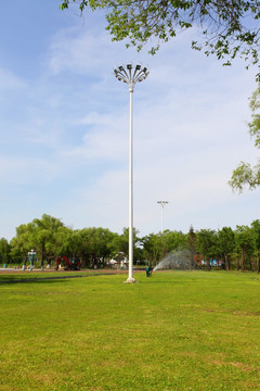 植物园 哈尔滨 高杆灯