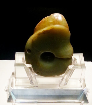 黄玉猪龙 新石器时期 红山文化