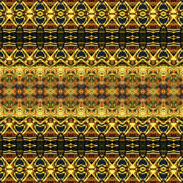 金色古典立体几何天花背景墙花纹