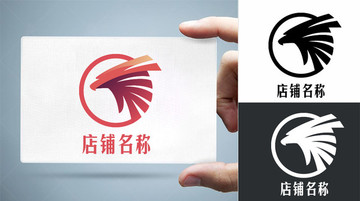创意老鹰房地产标志logo商标