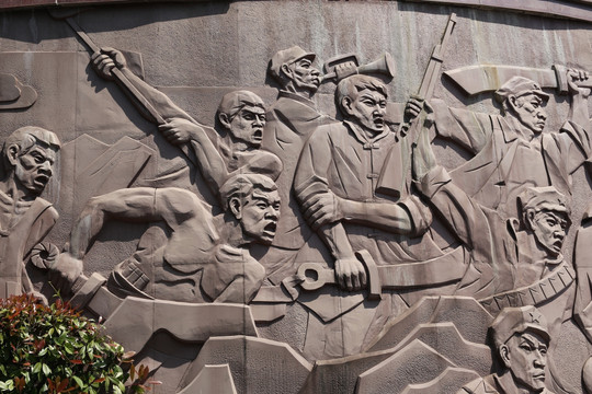 工农红军革命浮雕