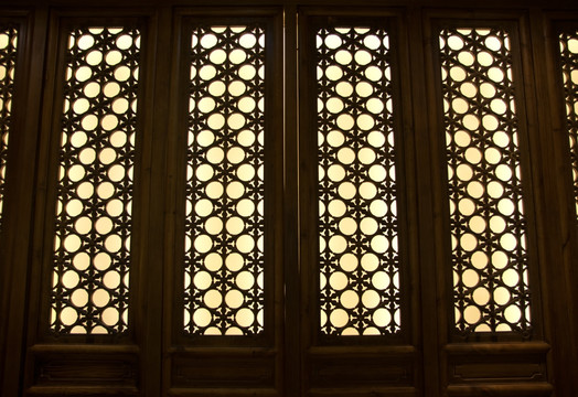 古建筑 窗棂窗格
