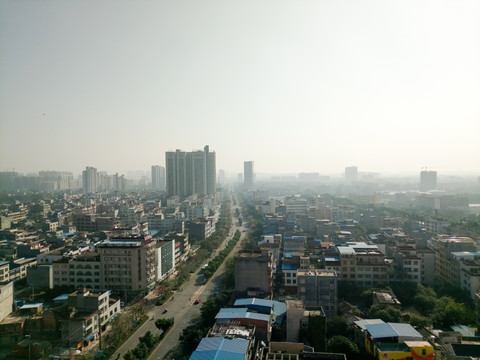 钦州城市风光 南珠东大街