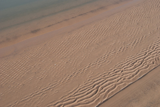 沙地水纹
