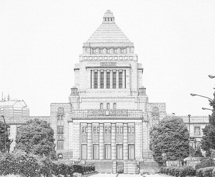 欧洲建筑速写
