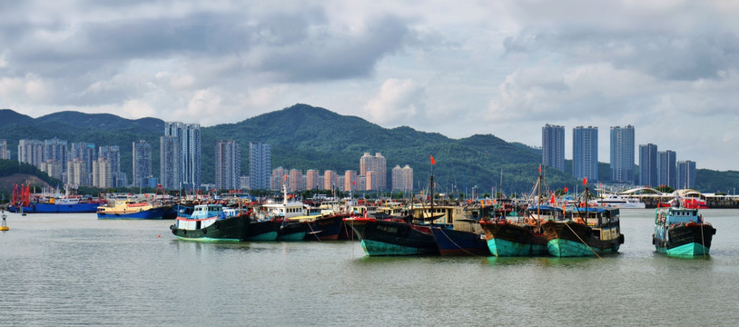 香洲渔港宽画幅