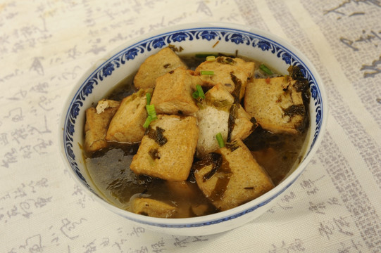 雪菜老豆腐