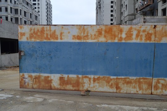 建筑工地大铁门