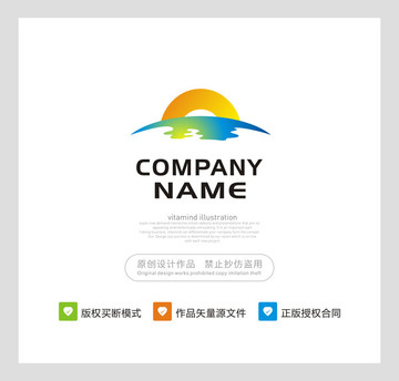 日出 日落 LOGO