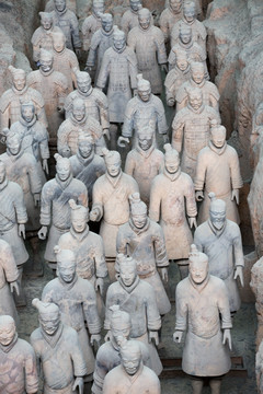 兵马俑 雕像 陕西 考古 旅游