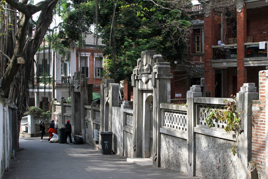 厦门 鼓浪屿 建筑 街道