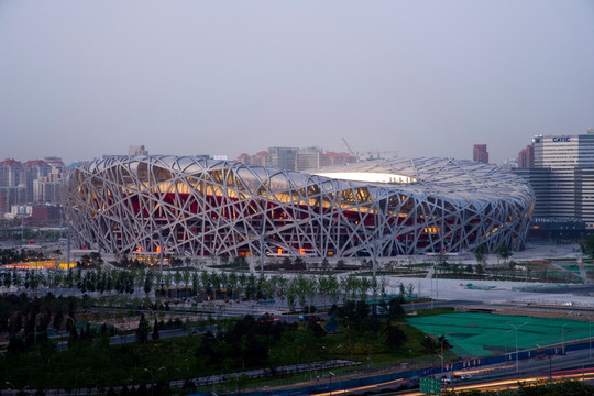 鸟巢,国家体育馆,外景,