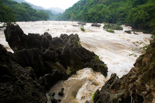 贵州,黄果树,银链坠滩,