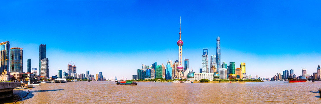上海金融城大幅全景