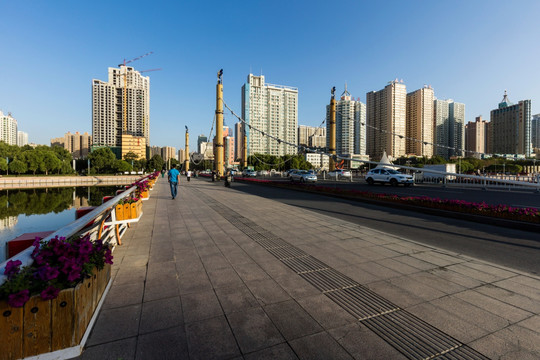 新疆库尔勒市城市风景