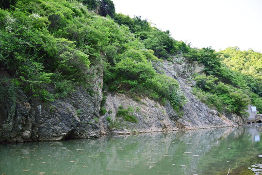 小水库风景摄影图