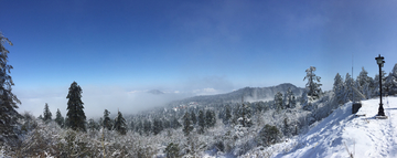 峨眉雪景 