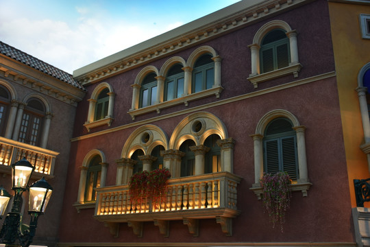 窗户 威尼斯人建筑