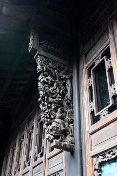 江南 木雕 雕刻