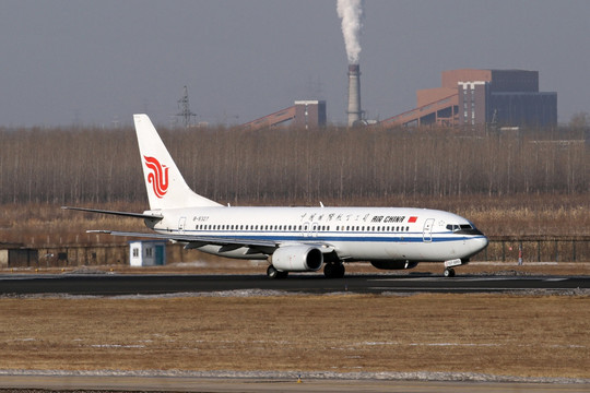 沈阳机场 中国国际航空 飞机