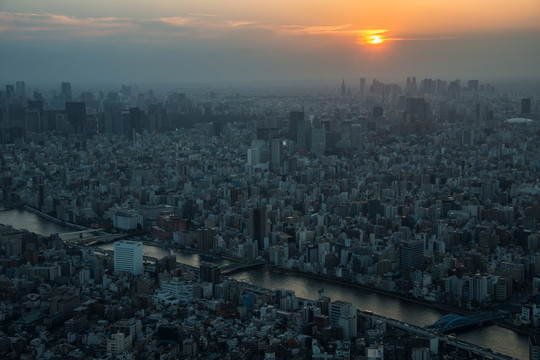 东京的黄昏